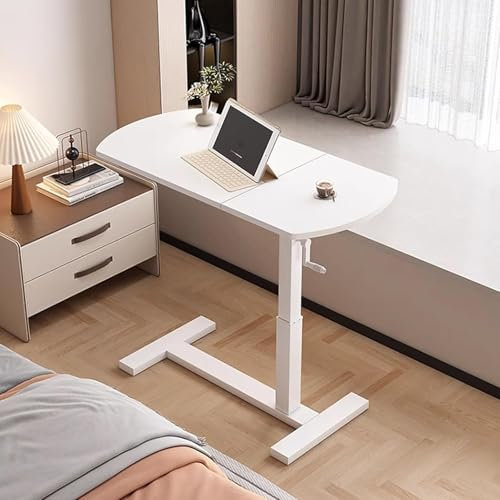 Höhenverstellbare bank Esstisch Computerschreibtisch, Krankenhaus Überbed Tisch Mit Rädern, Home Laptop Karren Bett Tisch Schreibtisch, Einstellbare Überbett Nachttisch Mit Rädern Krankenhaus Bett