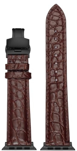Generico Mjuk retro klockband kompatibel med 42 mm 45 mm 49 mm klockor, 38-40-41, Acetat, Ingen ädelsten