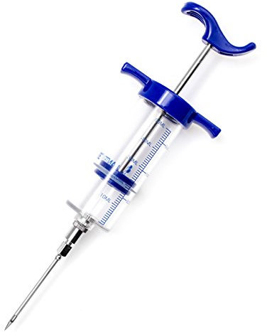 Lantelme, siringa per marinata, 6111, di colore blu, da 50 ml