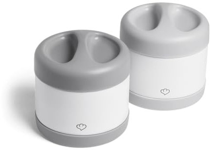 SPRINGLANE Thermobehälter für Speiseeis 2er-Set 500 ml, Edelstahl, Speiseeisbehälter To Go, Gefrierdose