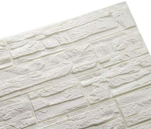 Ray-Velocity Panel de Pared Autoadhesivo 3D, 60 x 60cm, Renovación y Renovación de Paredes, Papel Tapiz Panel Decorativo Pared para Salón, Dormitorio, Fondo de TV, Cocina (24, Roca)