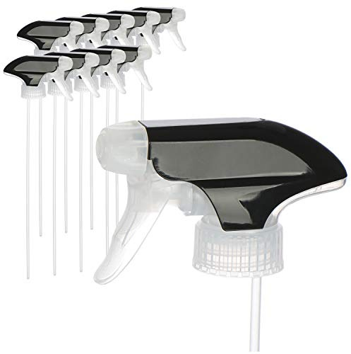 com-four® 10x Accesorio de pulverización botellas, Cabezal de plástico | Pulverizador con rosca 28/400