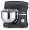 SEVERIN KM 3897 Küchenmaschine 1000W Edelstahl, Schwarz (matt)