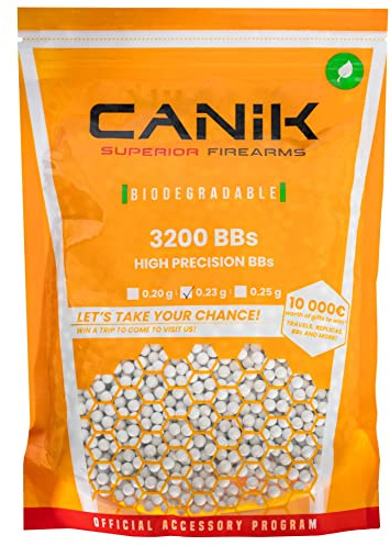 CyberGun Bolas Airsoft / 3200 Bolas 0.23gr / Biodegradables/Color: Blanco