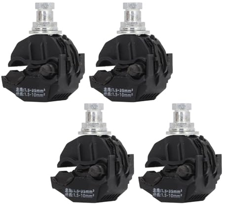 Morsetto Perforante Isolante, 5 Connettori per Principale di Derivazione Principale Ignifuga Rigida da 1KV per Impieghi Gravosi per Illuminazione di Coperta (JJC-1)