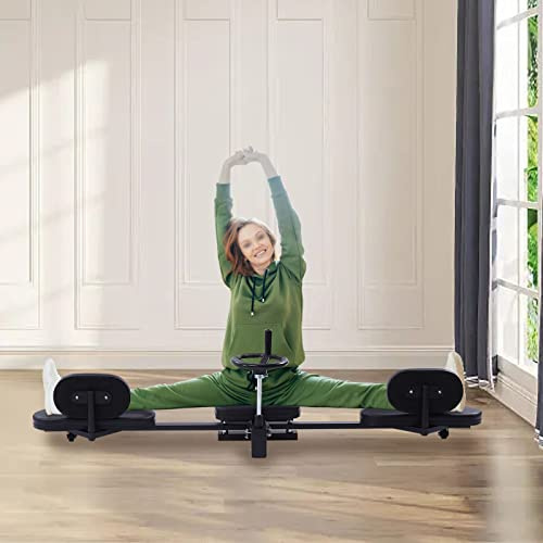 Beinspreizer Professioneller Bein-Spreizer für Yoga, Kampfsport und Spagat - Beinspreizer Spagattrainer Fitnessgerät mit PU-Polster für Dehnung der Adduktoren bis über 180°