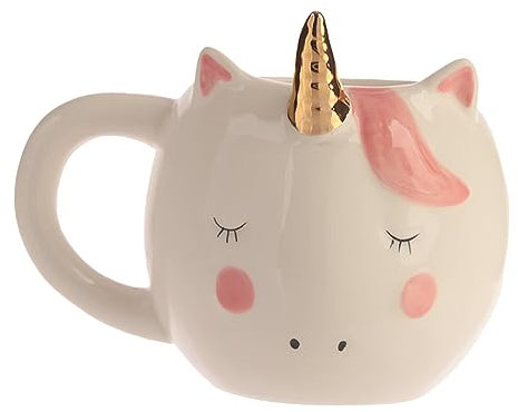 OFFSCH Ceramic Unicorn Mug Cute Animal Cup for Home Office Hotel Tea Milk Storage Cup