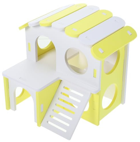 Generisch 1 Satz Meerschweinchenheim hamsterhaus Hamster Hamster cage Meerschweinchenversteck nagerhaus Rennmaus Ratte Hund Hamsterkäfig-Verstecke Versteck für kleine Haustiere PVC
