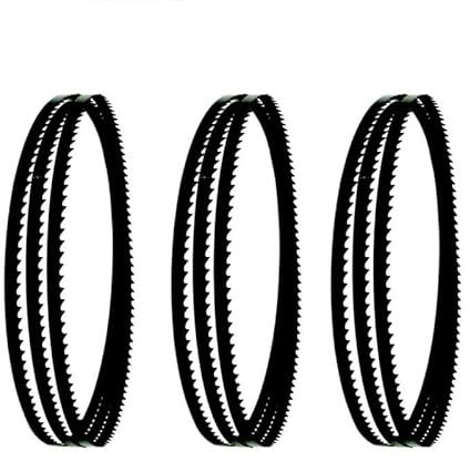 91-1/2 Zoll tragbares Bandsägeblatt, 1/2 Zoll x 6 TPI Carbon-Bandsägeblatt, Holzbearbeitungswerkzeug, scharfes Bandsägeblatt, 3 Stück
