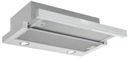 Toscohome Cappa sottopensile Tecnowind Slim90 colore grigio con frontalino inox estraibile classe D