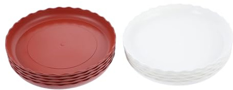 TOYANDONA 10 Pièces Plateaux Ronds pour Pots De Fleurs Bacs Arrosage pour Plantes Pot Supports Enterrés Lot