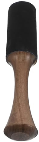 SOLUSTRE Mazo de cuenco sonoro de madera para percusión, baqueta para cuencos, ideal para practicantes de yoga y sesiones de relajación, 6,9 x 1,4 x 1,4 pulgadas
