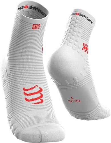 COMPRESSPORT Calzini da corsa - Pro Racing Socks V3.0 Trail - Calzini da trail - Assorbimento degli urti - Per l'allenamento e la competizione - Protezione e traspirabilità - Leggero