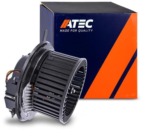 ATEC Germany Gebläsemotor 12V Innenraumgebläse mit Klimaanlage Lüftermotor | Kompatibel mit: AUDI A3, A3 Cabriolet, A3 Sportback, Q3, SEAT ALHAMBRA, ALTEA, ALTEA XL, LEON, LEON, LEON SC, LEON ST