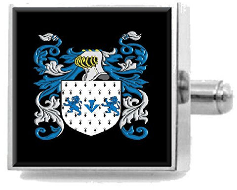 Select Gifts Kalender, Schottland-Familienwappen, Nachname und Wappen, Krawattennadel mit Gravur im Beutel
