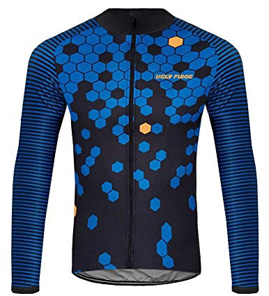 UGLY FROG New Winter with Fleece Mens Breathable Warm Long Sleeve Cycling Jersey Bicycle Top Full Sleeve Thermal Cold Wear Bike Racing Team Triathon Clothing