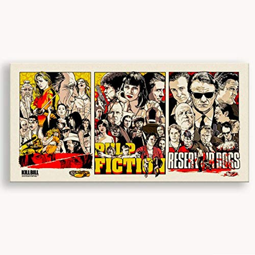 Signorbit Tela Quadro Film Tarantino Locandine Film (50x100 cm)