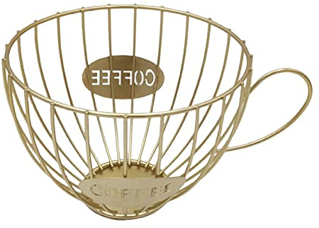 Fenteer Kaffee Kapselhalter, Kaffee Pod Halter Kaffee Kapsel Lagerung Korb Kaffee Pod Organizer Halter Speichern Raum für Home Cafe Hotel Bar