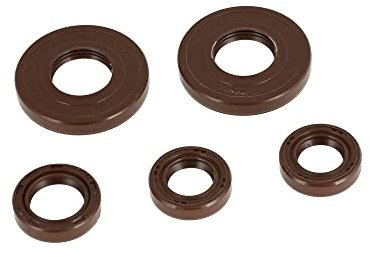 AKF Set: Wellendichtringe Motor kpl. braun, Staublippe - Simson S50, KR51/1 Schwalbe, SR4-2 Star, SR4-3 Sperber, SR4-4 Habicht