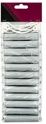GLAMSA 12 perming rods – Curling hairdressing – DIY tool for hair styling – Hair curling with zero heat damage – Ideal for home or salon use – (Grey 14MM)