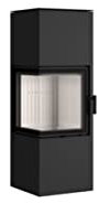 Hajduk Kaminofen Pixel L| 7 kW| rechteckiger-Kaminofen| Schwarz
