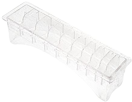 Milageto Caja de almacenamiento de peine guía, organizador de peine de límite Rectangular para el hogar, barbería, peluquero