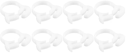 QUARKZMAN 8 Stück Klemmschelle, Doppelt Rohrklemme Geeignet für 21,5-23,5mm Durchmesser Rohrschelle Schlauchklemmen Mit Schrauben für Isorohr Stangenrohr Leerrohr Schläuche