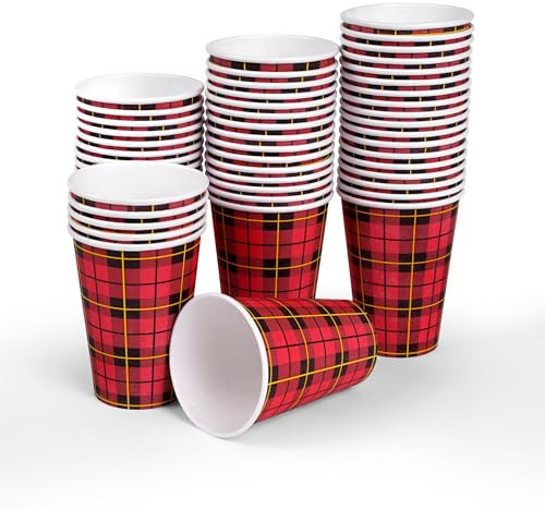 Inoverse Vasos de papel de 180 ml, Vasos Desechables Baratos para Café para Llevar, Vasos de Cartón de 7,5 oz para Té, Café, Vasos Desechables, Vasos de Papel, Tazas de Café para Llevar, Tazas de