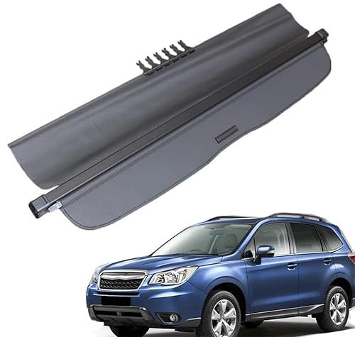 Auto Einziehbarer Laderaumabdeckung Kofferraum für S.u.b.a.r.u Forester 2013-2018 Elektrische Heckklappe, Schutz Der Privatsphäre Abdeckung Hutablage Cargo Cover, Ausziehbar Kofferraumabdeckung Rollo