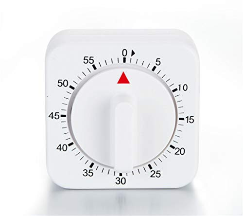 Temporizador de cuenta regresiva de 60 tiempos, temporizador mecánico para hornear en casa, cocinar al vapor, temporizador manual