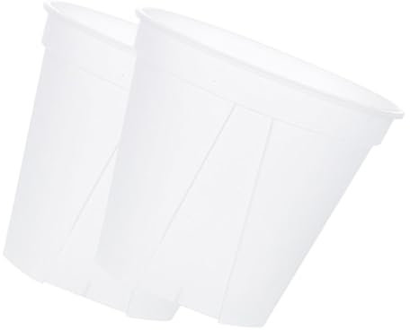 MOBUTOFU 2 Pièces Pot Orchidée avec Drainage pour Culture Intérieure Et Extérieure Jardinière Plastique pour Plantes Et Légumes
