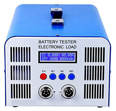 DIKAMAN Lasttester Batteriekapazitätstester, 200 W Batteriekapazitätstester mit elektronischer Last Lithium-Blei-Säure-Batteriekapazitätstester Laden/Entladen 40A Hohe Präzision und hohe Stabilität