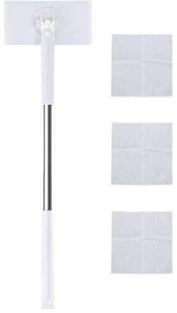 Trapeador portátil, Trapeador seco | Trapeador de polvo portátil con toallas de limpieza - Trapeador para pisos de madera dura, trapeador liviano seco y húmedo, juego de trapeador de limpieza para pis