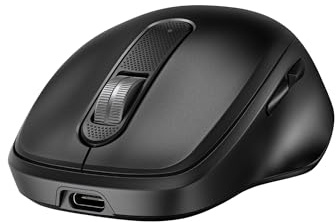 HP 720 Kabellose Tastatur und Maus Set – Wiederaufladbar, Multi-Device, QWERTZ Deutsches Layout, Bluetooth & 2,4 GHz, schnelles Laden, ergonomisch, für Windows, macOS, ChromeOS, Schwarz