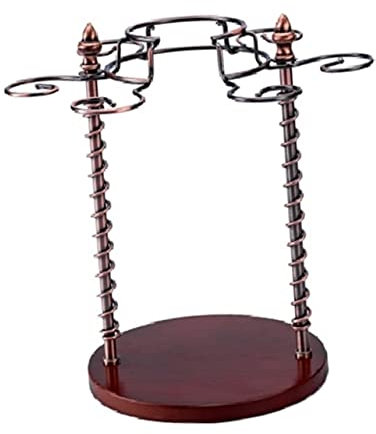 KICHOUSE Portabicchieri Da Vino Base Bicchieri Da Mobile Design Robusto e Antiruggine Per e Cocktail