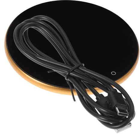 SOLUSTRE USB Tassenwärmer Mit Konstanter Temperatur Tischbecherwärmer Touch-Steuerung Für Kaffee Milch Wasser Kompakt Für Büro Und Zuhause