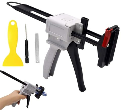 Toothpaste Tube Glue Gun, Dispenser Extrusion Tool, Universal Manual Toothpaste Squeezer Tube Gun for Cream Adhesive Sealant and Repair Tool Applications, for 40-100g/ml