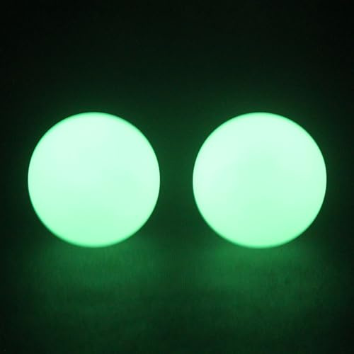 Glow In The Dark Hockey Puck - Verde Sport Dodgeballs Glowinge Balles Partey , Sport notturni Giocattoli palline Glowing Roller Hockey | Forniture per feste con palline luminose per giochi di società