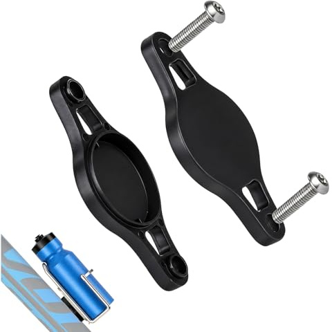 Bike Mount Compatible With AirTag Under Bottle Cage Holder Hidden GPS Tracker Case with Installation Tools Anti-Theft Cycling Security Waterproof ABS Plastic Lightweight Bicycle Frame Accessories