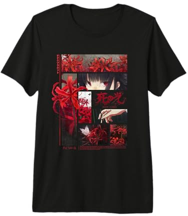 Giapponese Ragno Gigli Anime Fiore in Soft Grunge estetica Maglietta Premium