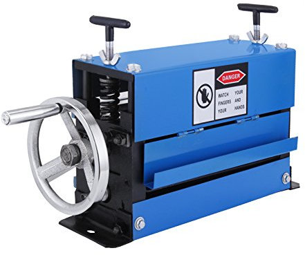 Moracle Pelacable Peladora de cables 220V Y-001-2L, Máquina Peladora de pelacables 0.06-1.5, Cable de Alambre para Desmontar, Plástico Azul