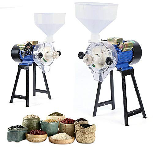 Moulin à céréales électrique - Moulin à café - 2,2 kW - Moulin à épices électrique - Pour lait de soja, céréales, haricots, épices
