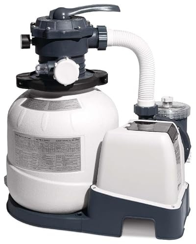Pompa Filtro a sabbia per piscina fuori terra con WIFI SX2100. Portata 7900 l/h (in piscina 6000 l/h) (Con Vetro)
