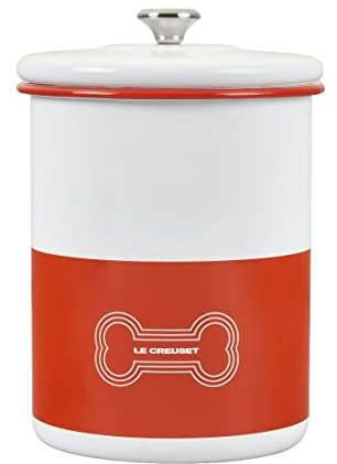Le Creuset Emaille auf Stahl, Leckerli-Glas, 4,25 l, Orange