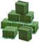 Lyellfe 8 Pack Square Floral Foam Cage, Floral Foam Blocks with Suction Cup, Flower Cage Arranger for Fresh Artificial Flowers, Table Centerpiece and Wedding Decor