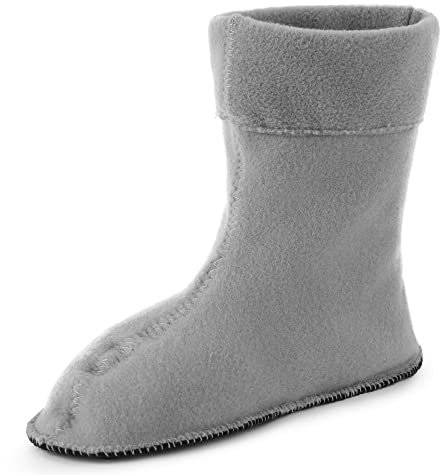 Ladeheid Damen Wärmende Stiefelsocken für Gummistiefel LA-CA-09 LA-CA-12 (Grau, 40/41 EU)