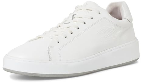 MARCO TOZZI by Guido Maria Kretschmer Sneakers Uomo Basse in Pelle con Suola Grossa, Bianco (Weiß), 43 EU