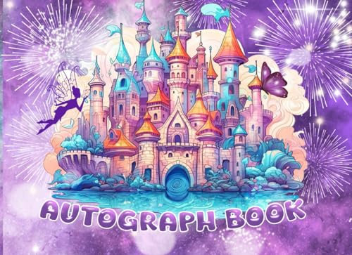 Autograph Book: Record your adventures, Collect photos and autographs of princesses, superheroes, celebrities, and amusement park characters. Album for girls