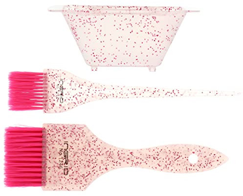 Angoily Professionelles Haarfärbe-set Mit Perlmutt-haarfärbepinsel Und Mischschüssel Flexibles Langlebiges Friseurbedarf-set Für Salon Und Diy-haarfärbung Komfortabler Griff Einfache Handh
