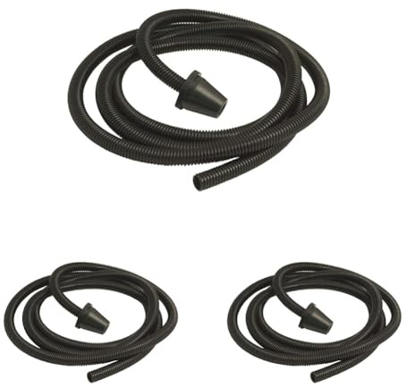 Mirka Hose 4 m x Ø 20 mm for Hand Sanding Blocks and Sanding Blocks with Suction/with conical Adapter for Connection to All Industrial Vacuum Cleaners/dust-Free Sanding (Pack of 3)